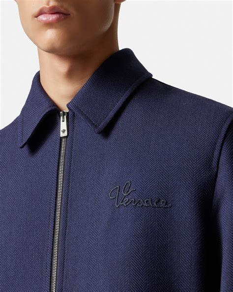 versace blouson imbottito|versace blue label.